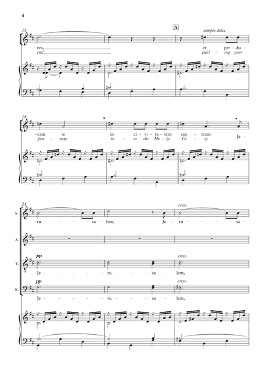 In Paradisum 4-Part scores gallery preview page 3