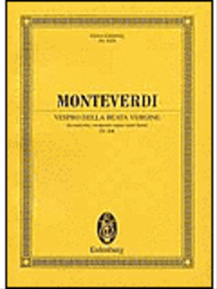 Vespro della Beata Vergine Choir scores gallery preview page 1