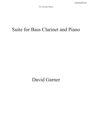 Suite for Bass Clarinet and Piano