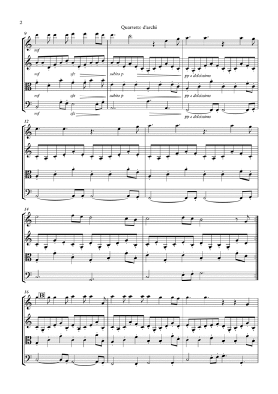 Hallelujah Hallelujah String Quartet scores gallery preview page 5