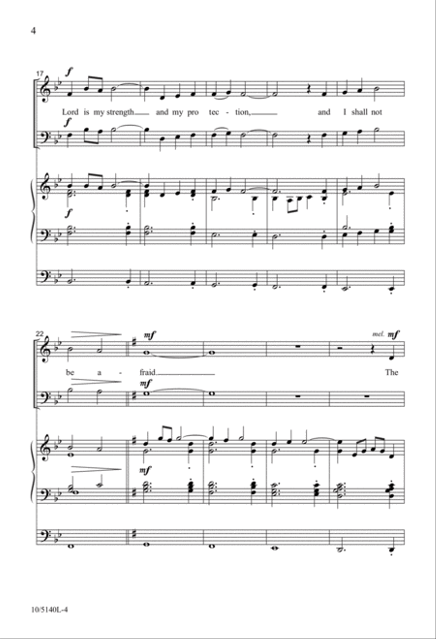 My Light and My Salvation 4-Part scores gallery preview page 4