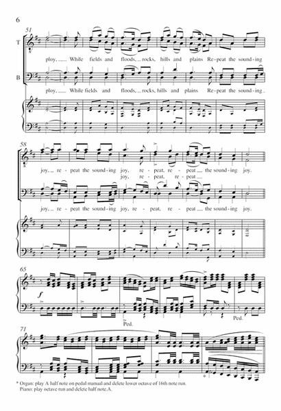 Joy to the World (Downloadable Keyboard/Choral Score)
