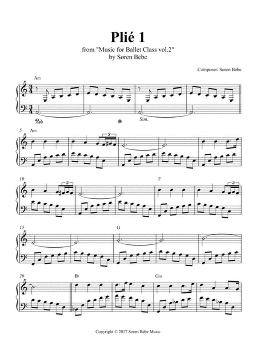 Music for Ballet Class, Vol.2 (25 pieces​​/​​69 pages – PDF download)