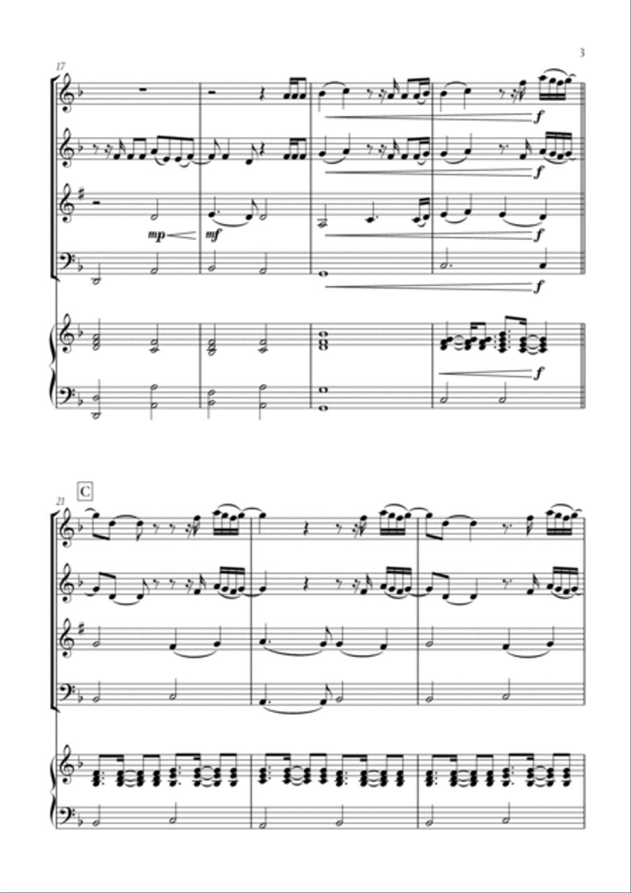 When We Were Young Bassoon scores gallery preview page 3
