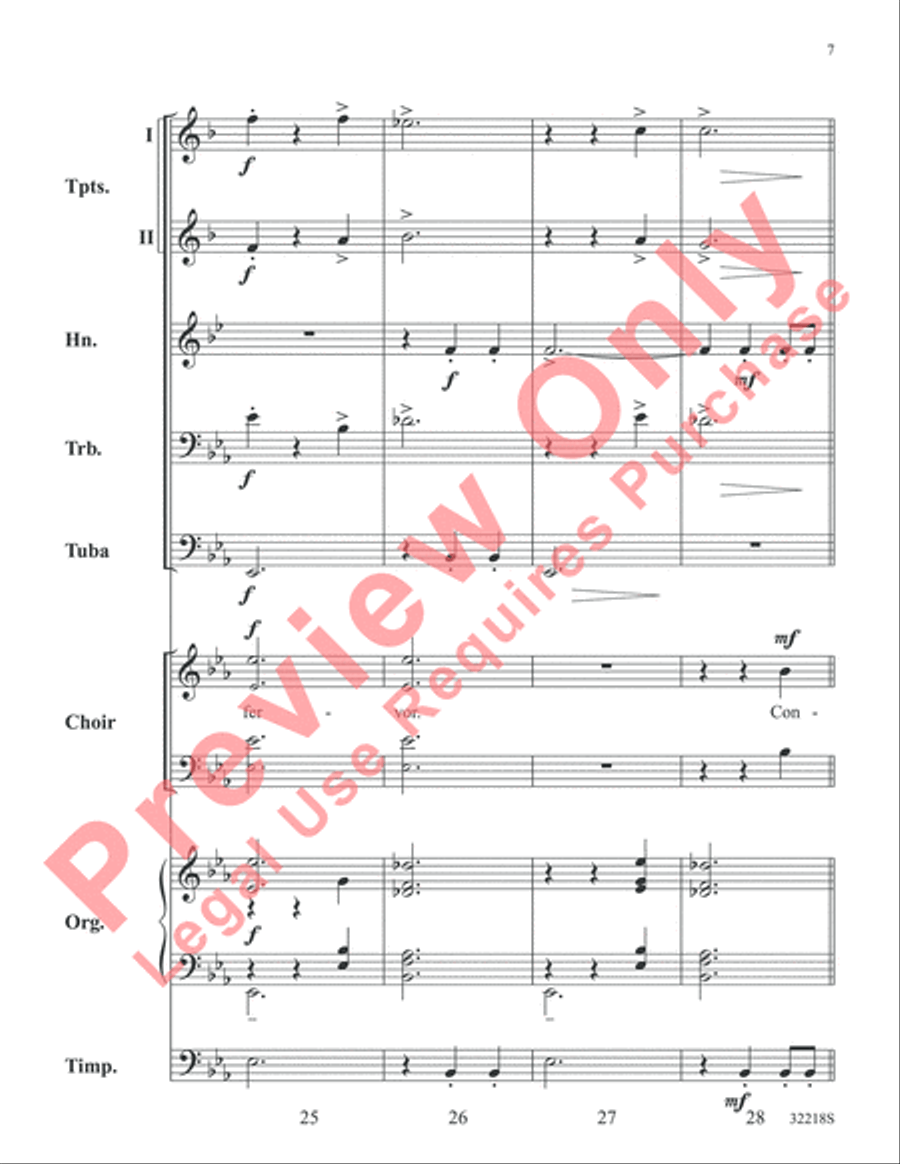 Awake, My Heart Choir scores gallery preview page 8