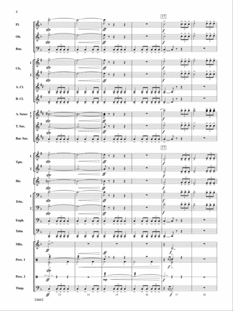 Timber City Trilogy: Score Concert Band scores gallery preview page 4