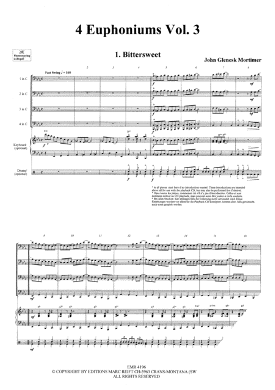 Quartets Volume 3 Quartets Volume 3 Euphonium Quartet scores gallery preview page 3