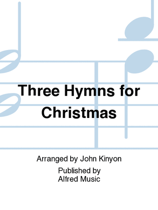 Book cover for Three Hymns for Christmas