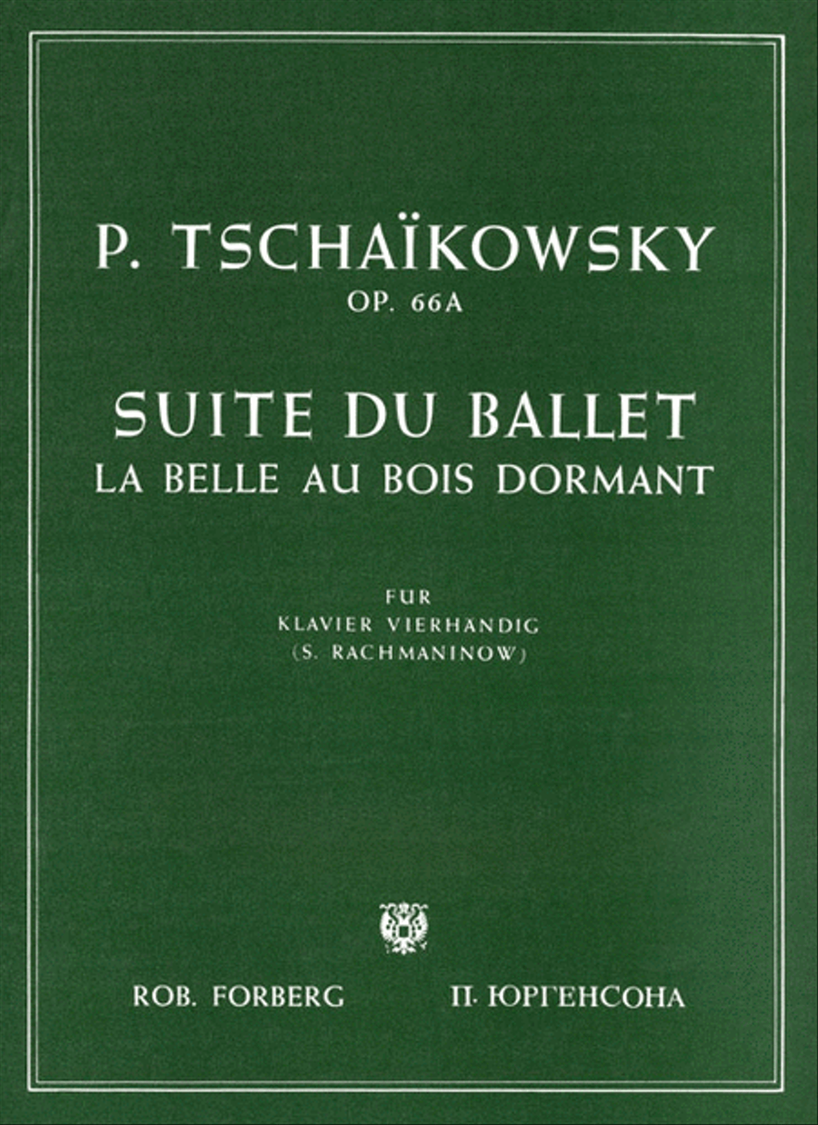Suite from the Sleeping Beauty Op.66A Piano Duet scores gallery preview page 1