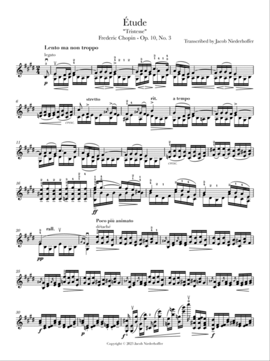 Chopin Etude 