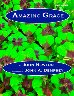 Book cover for Amazing Grace (Piano Quartet): Violin, Viola, Cello and Piano