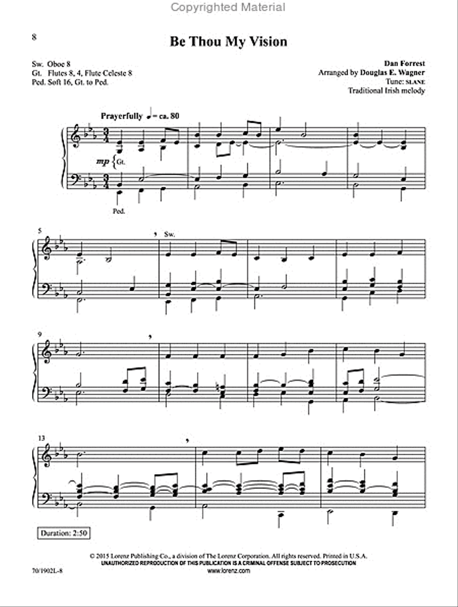 Music for Worship Music for Worship Organ Solo scores gallery preview page 4