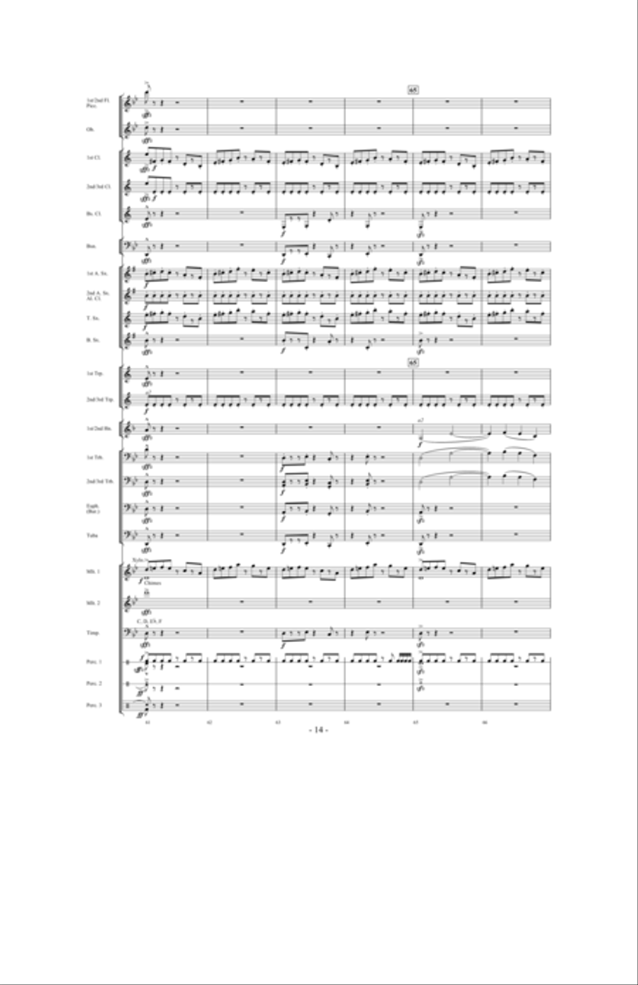 Toward the North Star Toward the North Star Concert Band scores gallery preview page 13