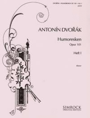 Book cover for Humoresques op. 101-1-4 Band 1