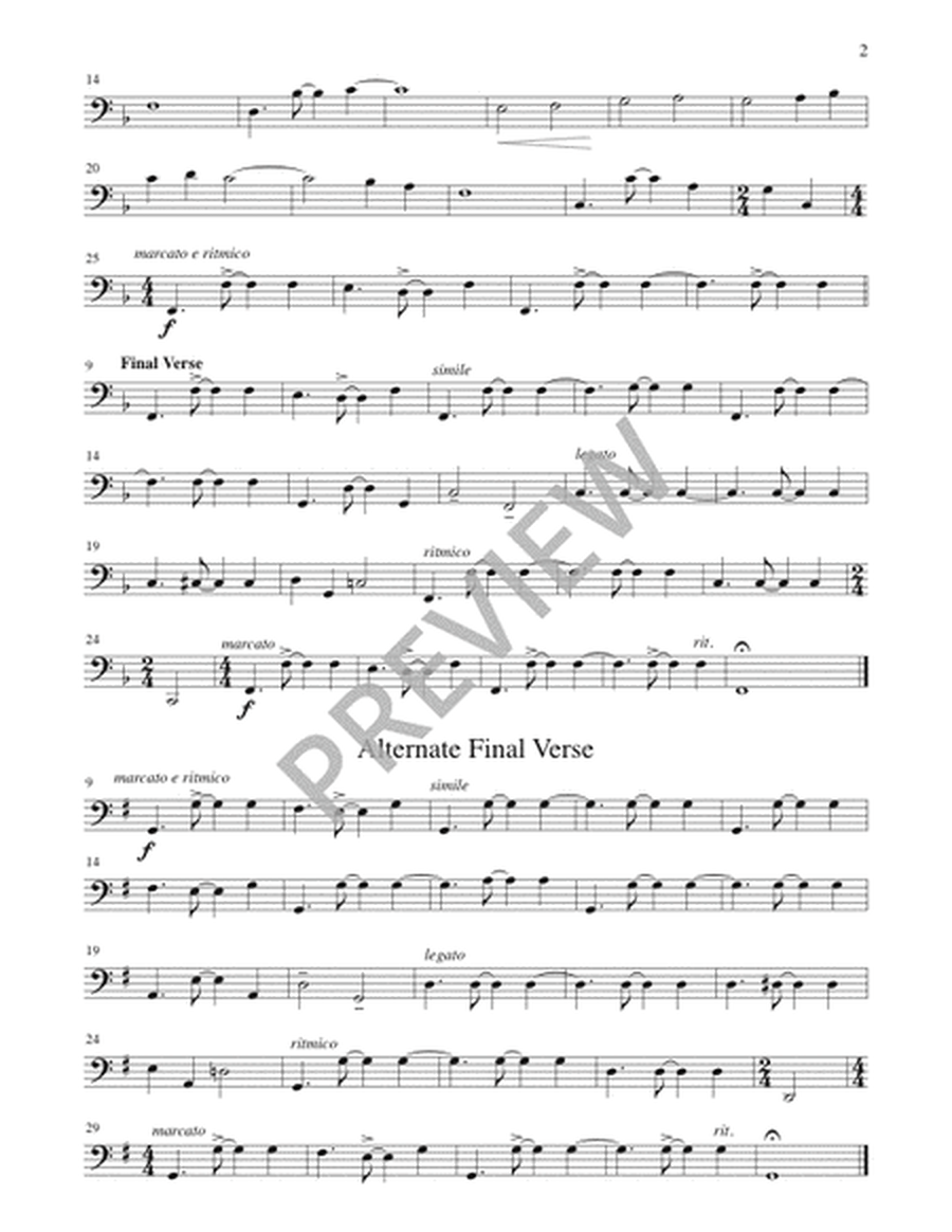 Joyful, Joyful, We Adore You / Sing with All the Saints in Glory - Instrument edition