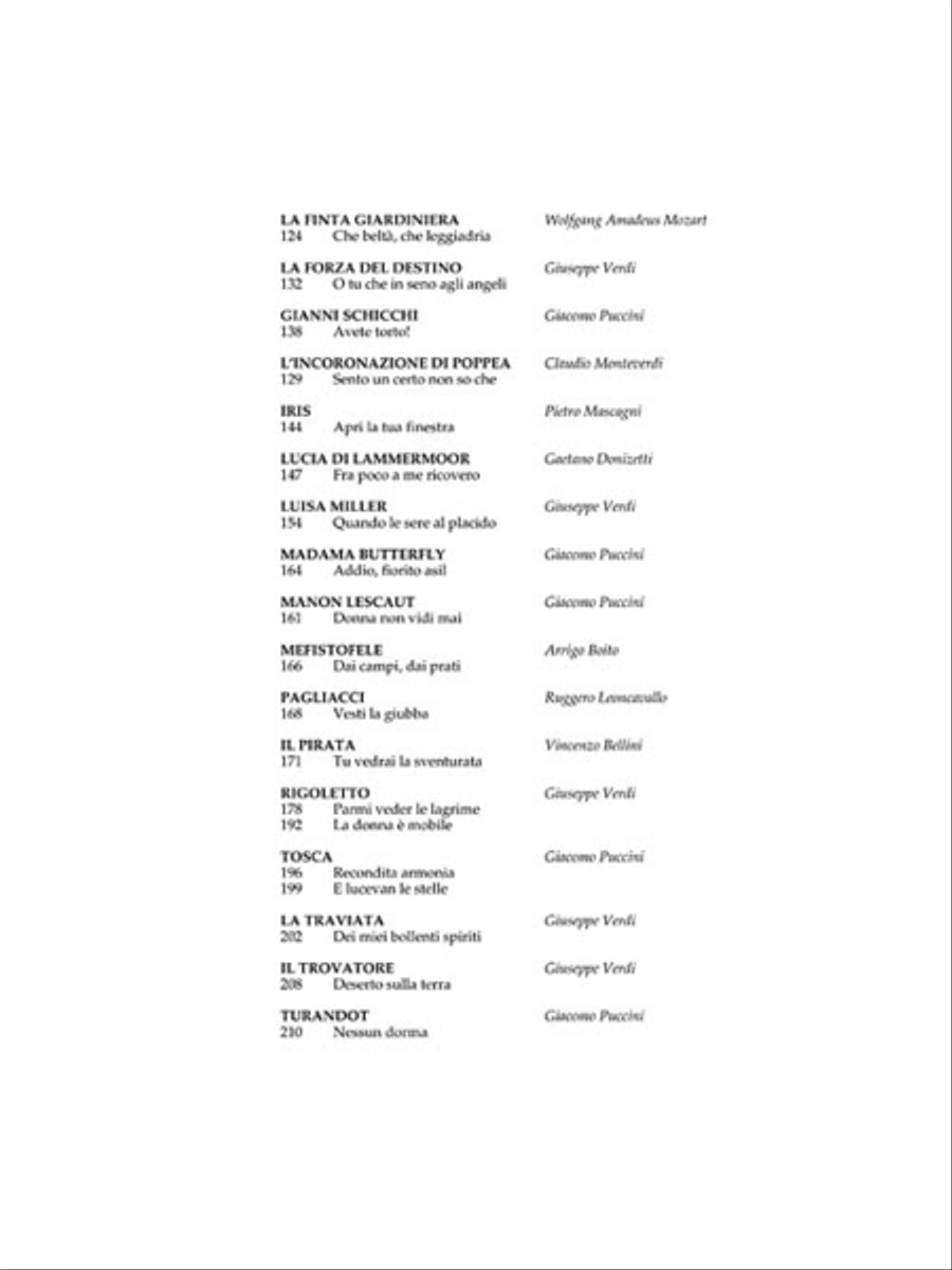 Anthology of Italian Opera Voice scores gallery preview page 3