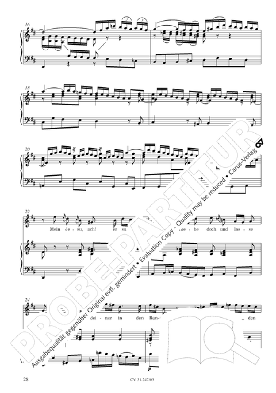 St. Mark Passion (Markus-Passion) 4-Part scores gallery preview page 29