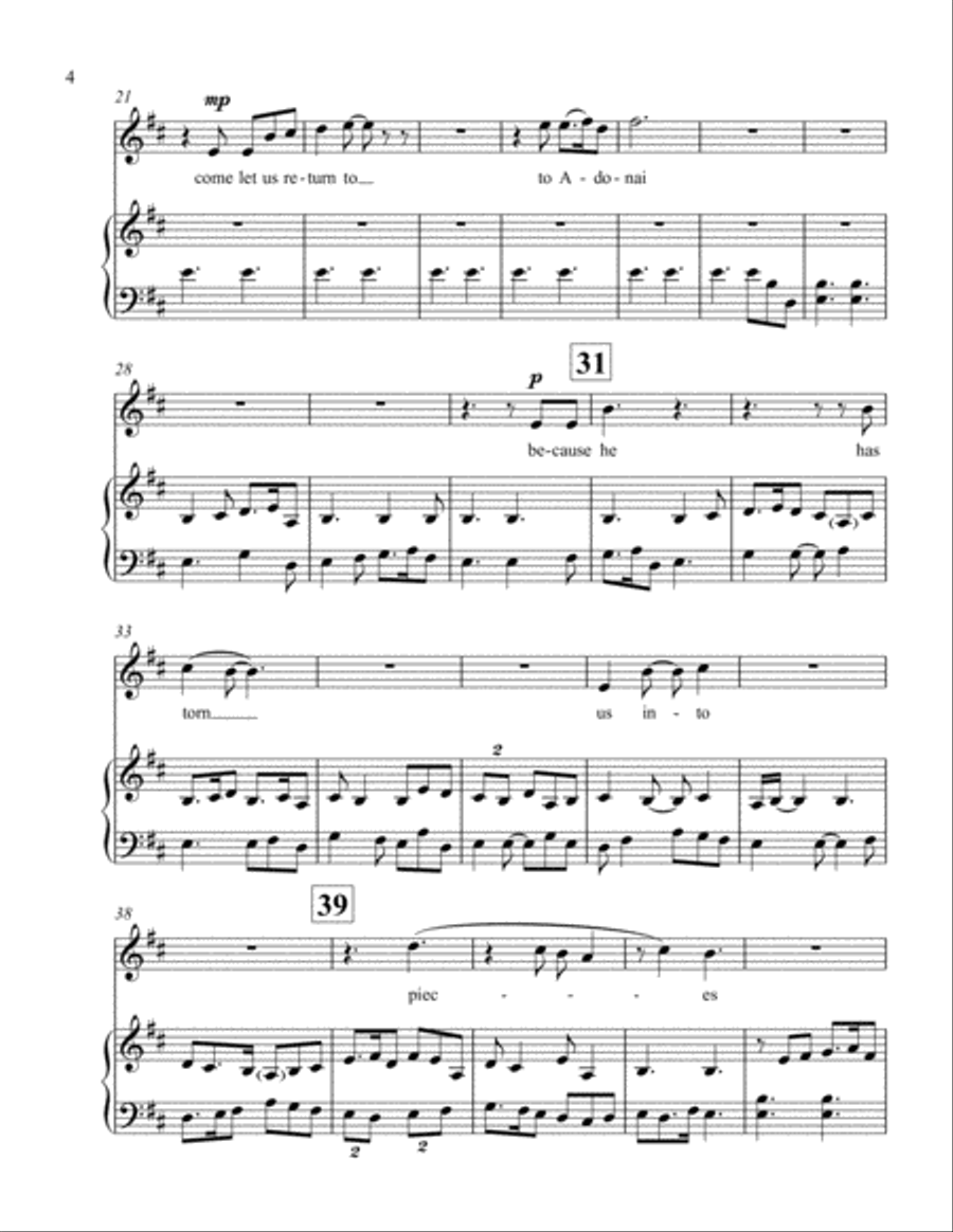 The Pursuit (soprano version) Soprano Voice scores gallery preview page 4