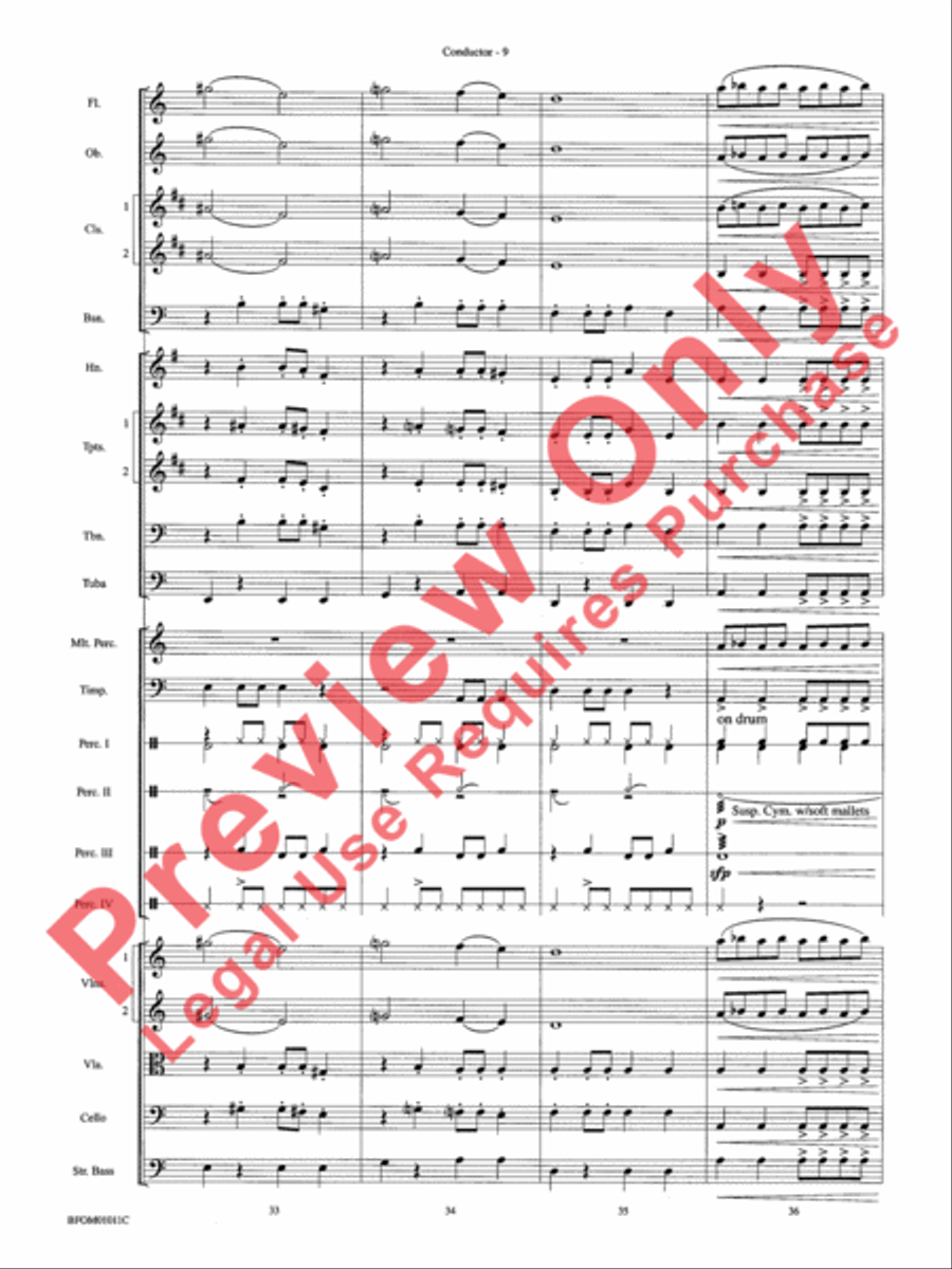 Dark Adventure Full Orchestra scores gallery preview page 12