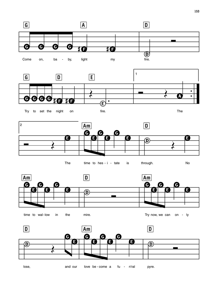 Light My Fire Electronic Keyboard scores gallery preview page 2