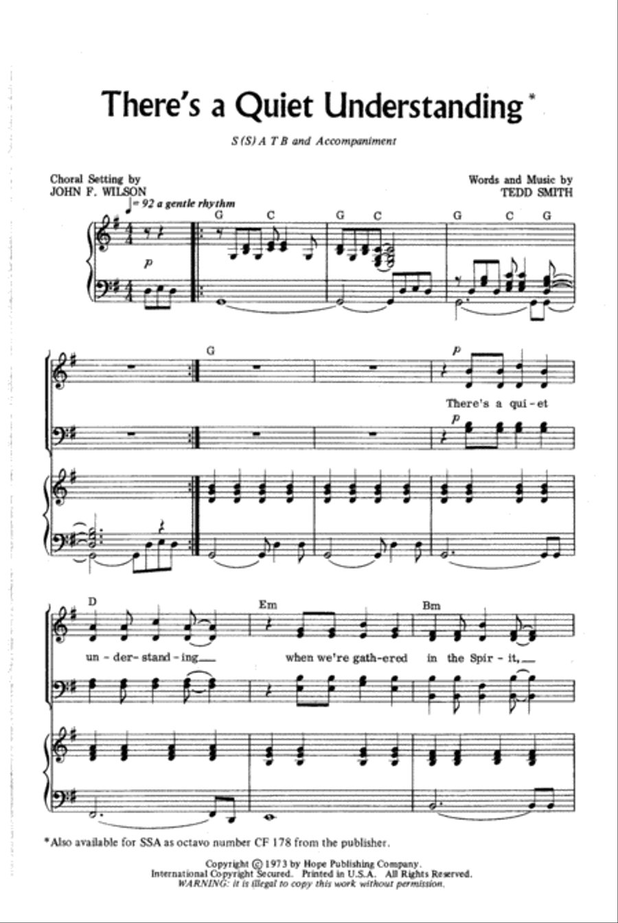 There's a Quiet Understanding ATB scores gallery preview page 2