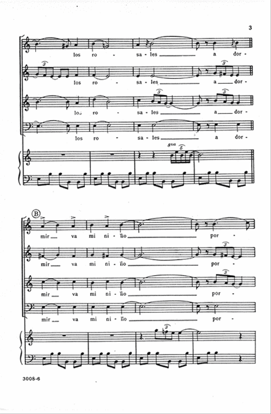 Lullaby of the Shepherd Lullaby of the Shepherd 4-Part scores gallery preview page 3