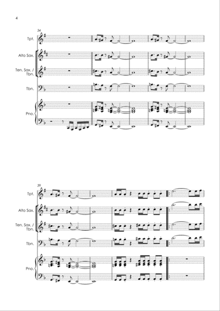 Car Wash Car Wash Tenor Saxophone scores gallery preview page 6