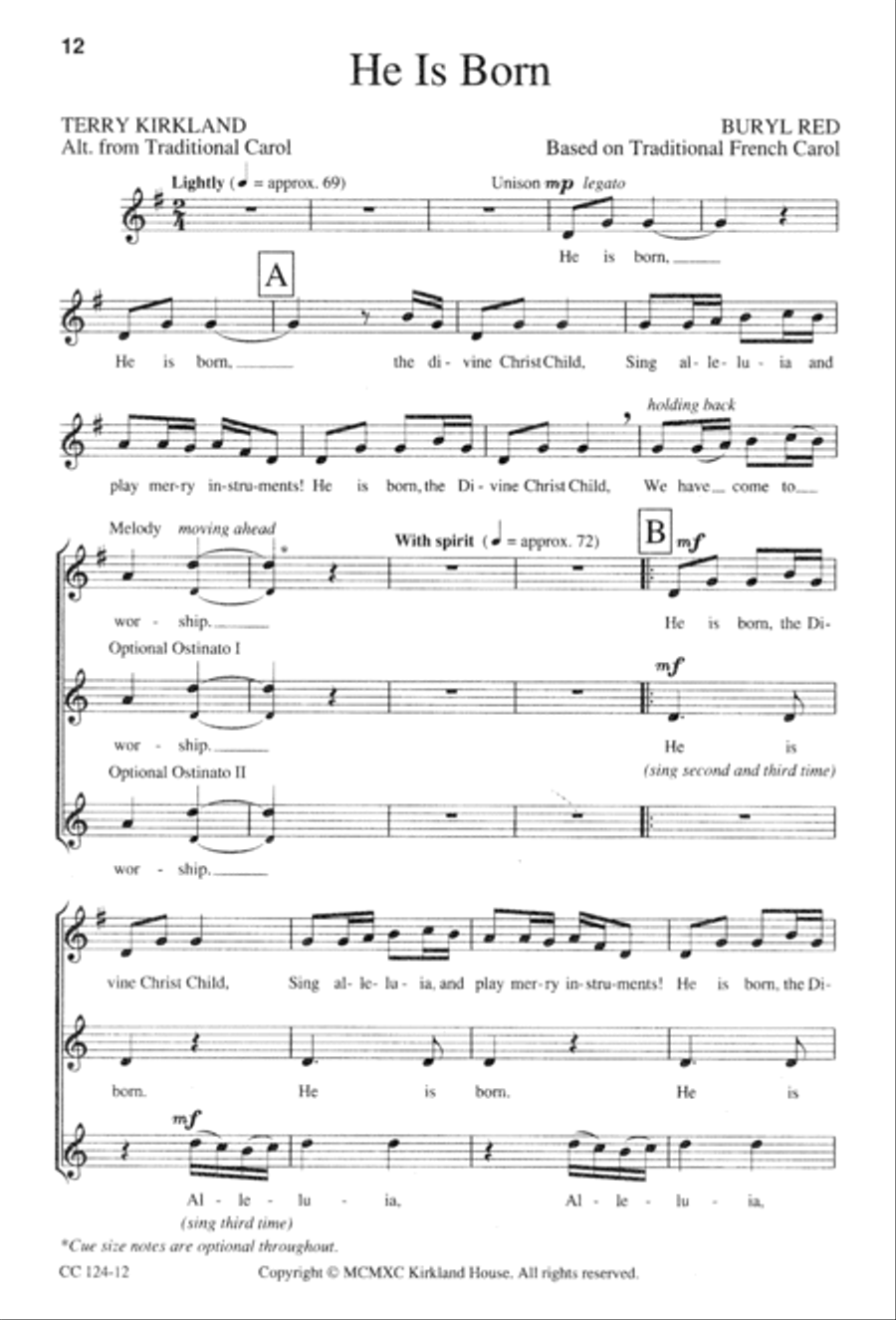 Christmas Time Singers Edition Unison Choir scores gallery preview page 14