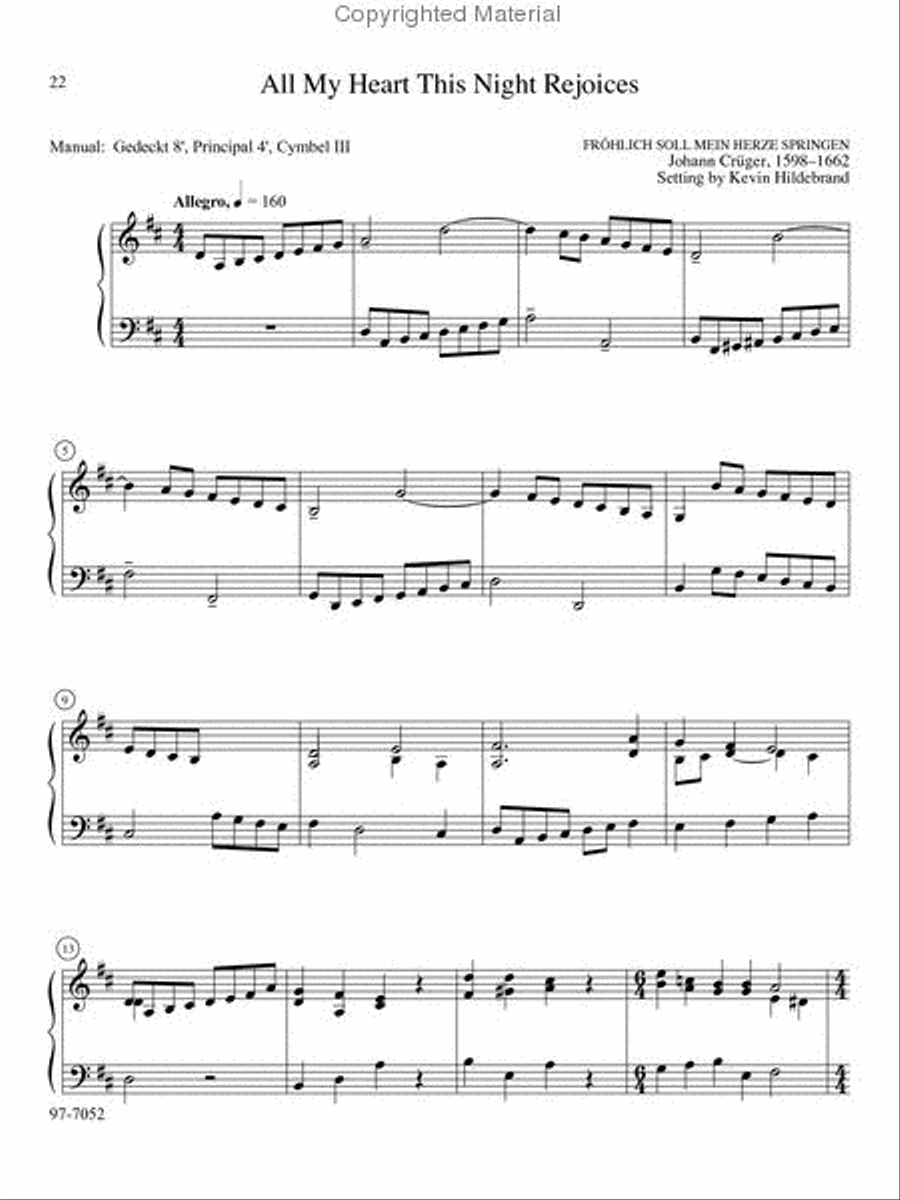 Musica Sacra: Easy Hymn Preludes for Organ, Vol. 3