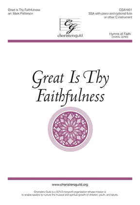 Great Is Thy Faithfulness (SSA)