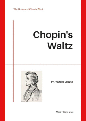 Book cover for Chopin - Waltz in a minor for piano solo