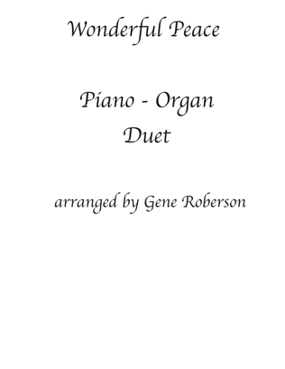 Book cover for Wonderful Peace Piano-Organ