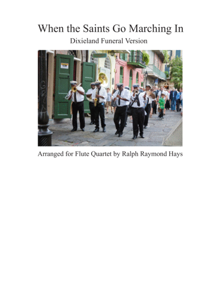 When the Saints Go Marching In (for Flute Quartet) image number null