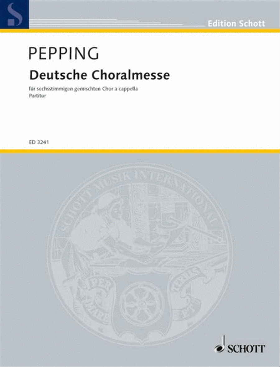 Deutsche Choral Messe Choral Score SSATBB scores gallery preview page 1