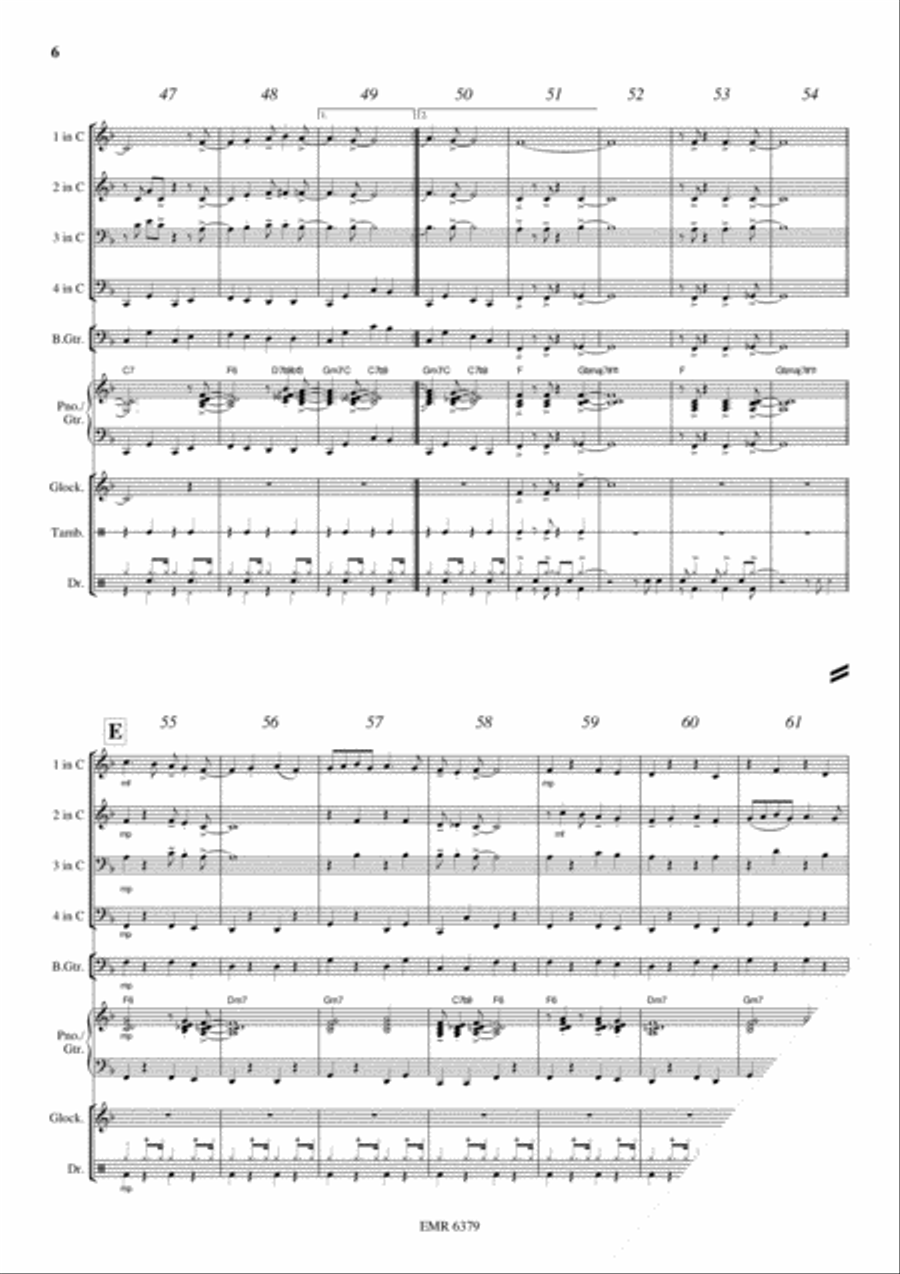 Christmas Glory Brass Ensemble scores gallery preview page 7