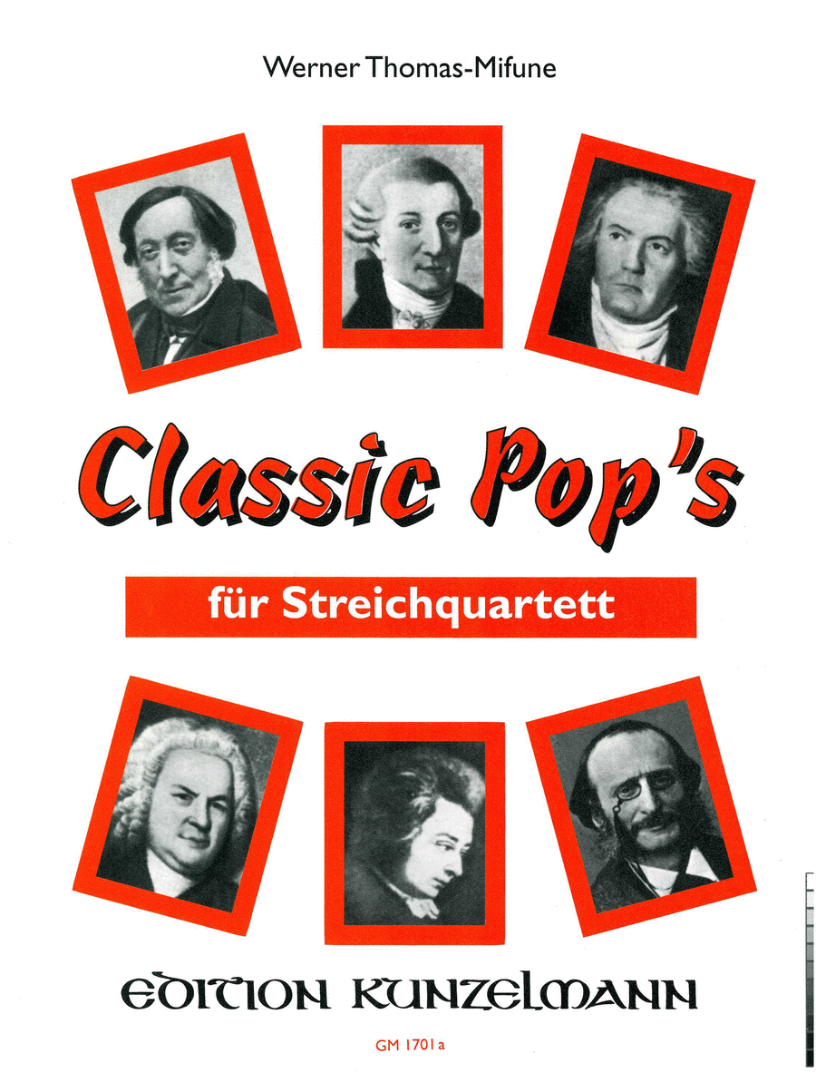 Classic pops for string quartet String Quartet scores gallery preview page 1