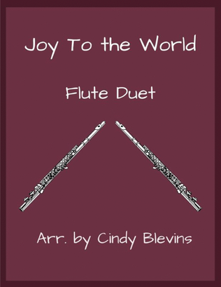 Book cover for Joy To the World, for Flute Duet