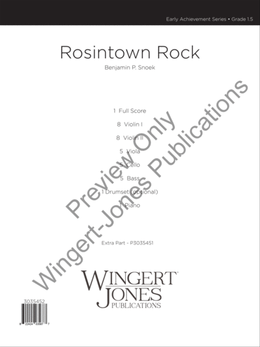 Rosintown Rock Rosintown Rock String Orchestra scores gallery preview page 2