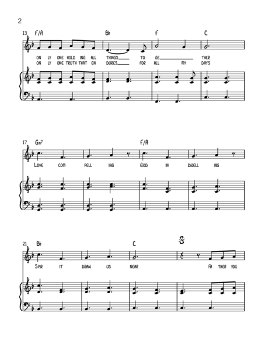 Only For You Voice scores gallery preview page 2