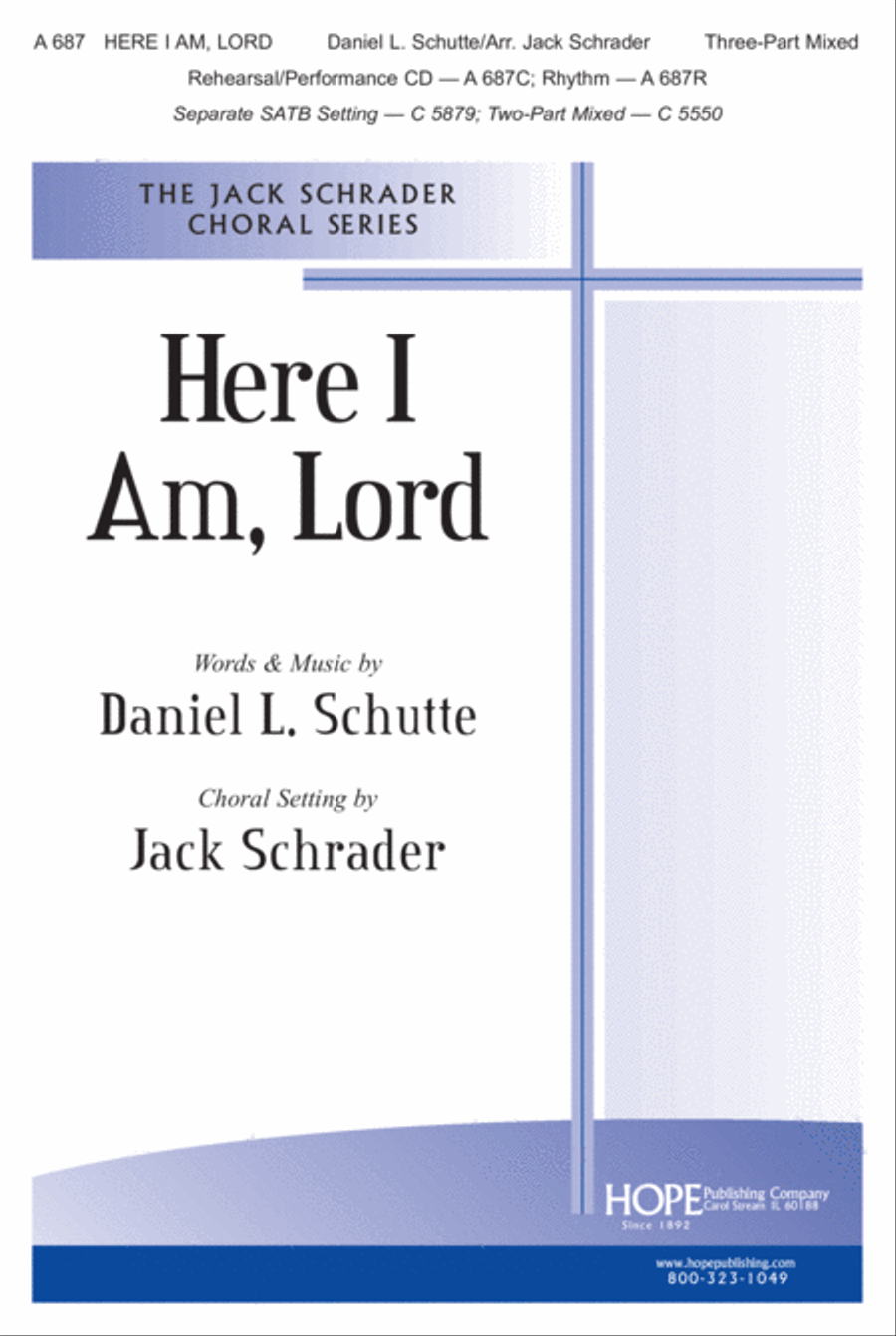 Here I Am, Lord 3-Part scores gallery preview page 2