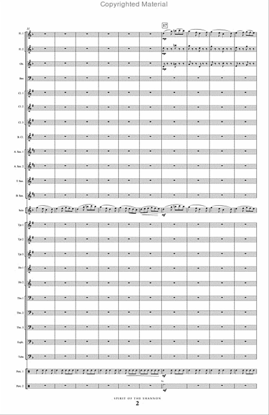 Spirit of the Shannon Spirit of the Shannon Concert Band scores gallery preview page 3