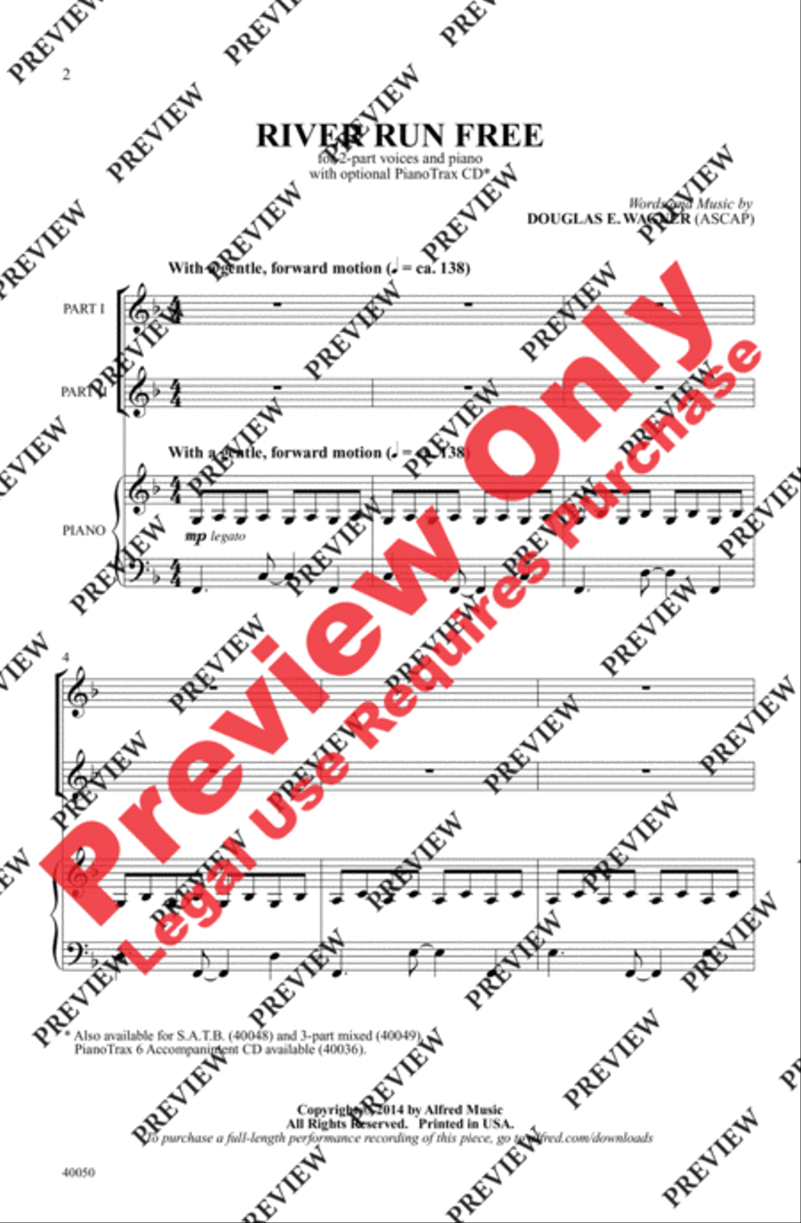 River Run Free 2-Part scores gallery preview page 2