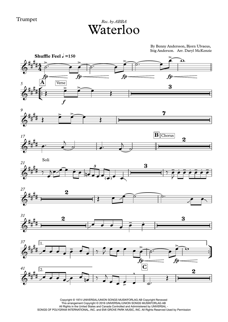 Waterloo Large Ensemble scores gallery preview page 6