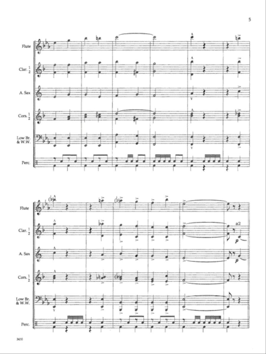 The Challenger: Score Concert Band scores gallery preview page 4