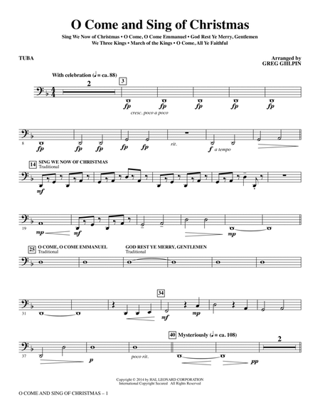 O Come and Sing of Christmas - Tuba