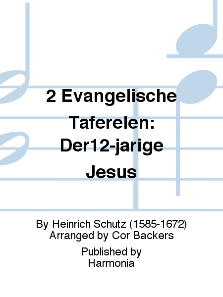2 Evangelische Taferelen: Der12-järige Jesus