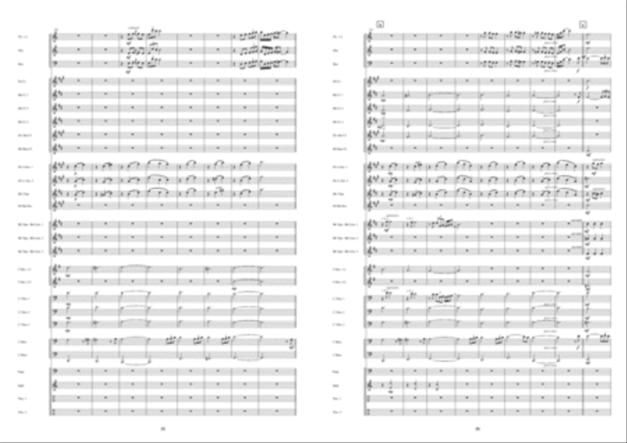 Edith Piaf ! Concert Band scores gallery preview page 19