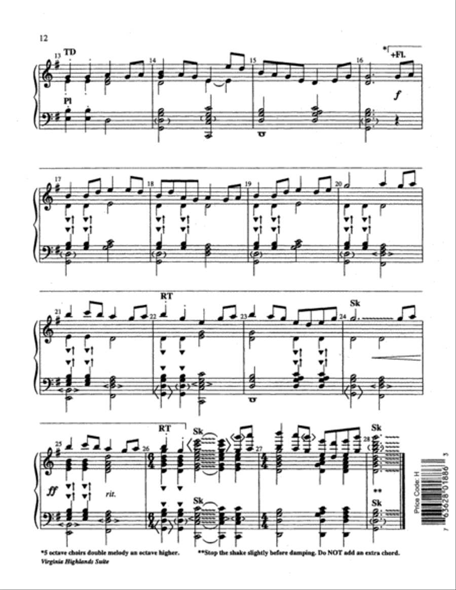 Virginia Highlands Suite 5-Octaves scores gallery preview page 12