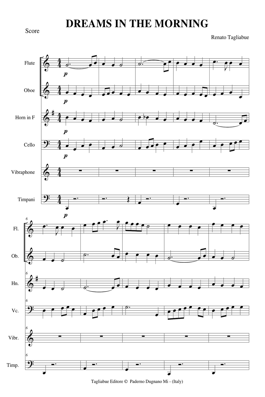 DREAMS IN THE MORNING - From 