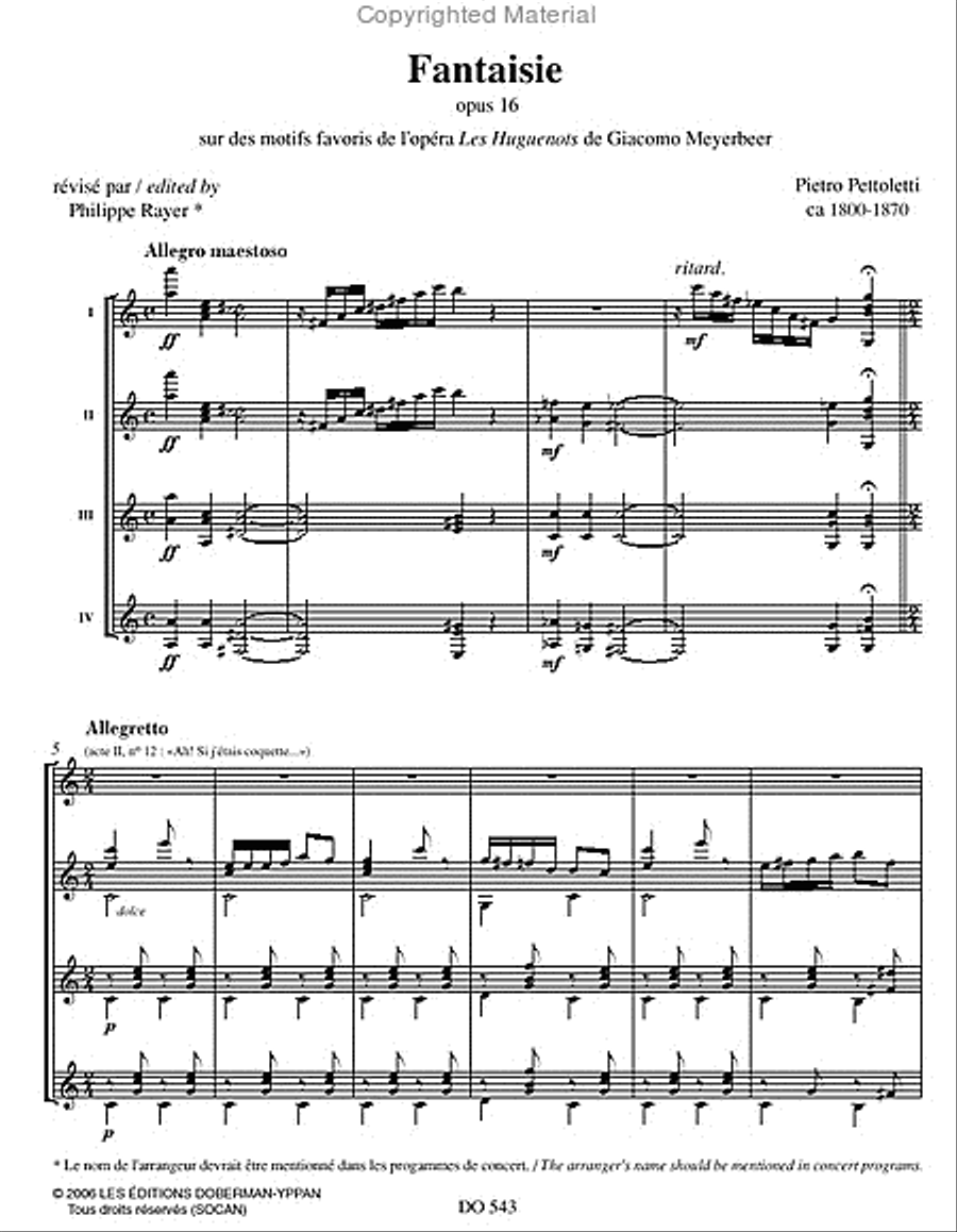 Fantaisie op. 16 Guitar Ensemble scores gallery preview page 2